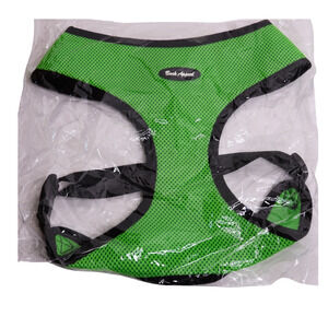 Bark Appeal Mesh Solid Breathe EZ Pull-Over Lime Green Dog Harness - XXL